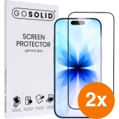 GO SOLID! Apple iPhone 17 Pro Max screenprotector gehard glas - Duopack