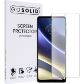 GO SOLID! Screenprotector voor Motorola Moto G32 gehard glas