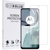 GO SOLID! Screenprotector voor Motorola Moto G53 gehard glas
